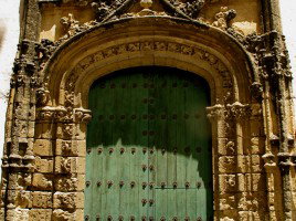 motor bike in spain castle