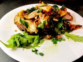 Indian Spiced Grilled Chicken with Yellow Moong Dal and Carrot