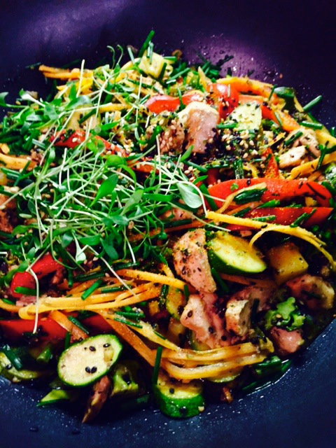 web pick japanese salmon stir fry