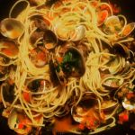 Spaghetti Vongole fouravocados.com