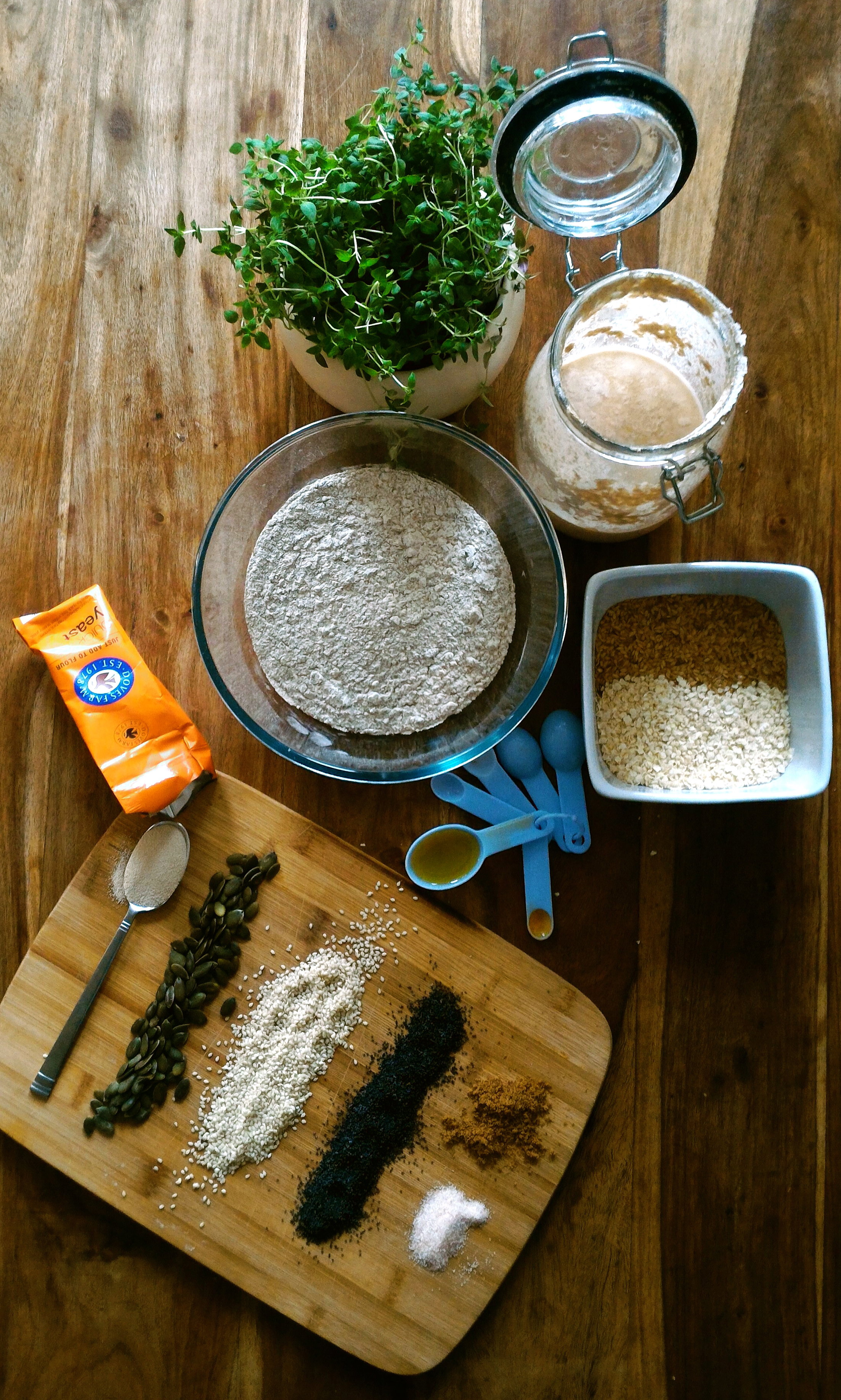 bread recipe ingredients pic